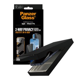 Panzerglass iPhone 17 Pro Privacy Siyah Çerçeve Ultra Geniş Fastfit Ekran Koruyucu