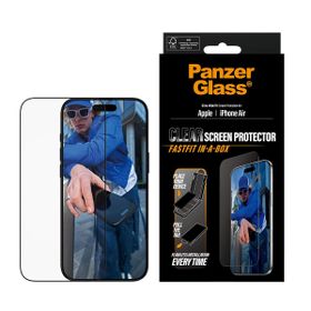 Panzerglass iPhone Air Siyah Ultra Geniş Fastfit Çerçeveli Ekran Koruyucu
