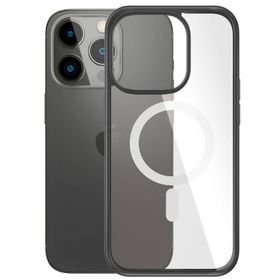 PanzerGlass Magsafe Clearcase Çerceveli 2.4 iPhone 14 Pro Kapak Siyah Kılıf