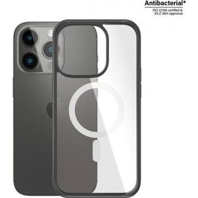 PanzerGlass Magsafe Clearcase Çerceveli 2.4 iPhone 14 Pro Kapak Siyah Kılıf