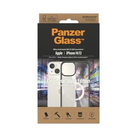 Panzerglass Magsafe Clearcase Çerceveli 2.4M iPhone 14 Kapak Siyah Cep Telefonu Kılıfı