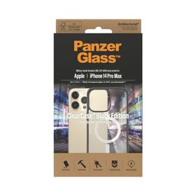 Panzerglass Magsafe Clearcase Siyah Çerçeveli Kapak 2.4 iPhone 14 Pro Max Kılıf