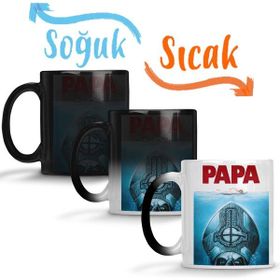 Papa Ghost Bc Sihirli Porselen Kupa