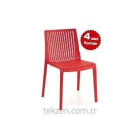 Papatya Cool Kırmızı Sandalye