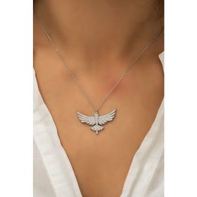 Papatya Silver 925 Ayar Anka Kuşu Gümüş Kolye