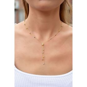 Papatya Silver 925 Ayar Dorika Toplu Sim Kadın Kadın Gümüş Kolye