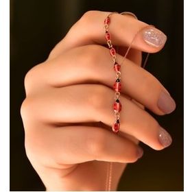 Papatya Silver 925 Ayar Gümüş Akışlı Uğur Böceği Kadın Kolye