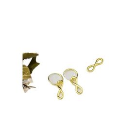 Papatya Silver 925 Ayar Gümüş Altın Kaplama Sonsuzluk Kolye Küpe Set