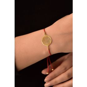 Papatya Silver 925 Ayar Gümüş Altın Kaplama Yaşam Çiçeği Kadın Bileklik