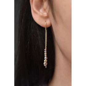 Papatya Silver 925 Ayar Gümüş Dorika Top Küpe
