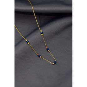 Papatya Silver 925 Ayar Gümüş Gold Kaplama Dört Renk Dorika Toplu Zincir Kolye