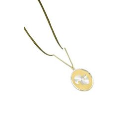 Papatya Silver 925 Ayar Gümüş Gold Kaplama Gözlü Sincap Plaka Kolye