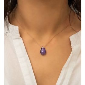 Papatya Silver 925 Ayar Gümüş His Taşı Kolye
