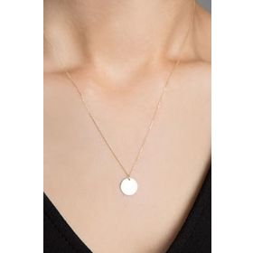 Papatya Silver 925 Ayar Gümüş Plaka Kolye