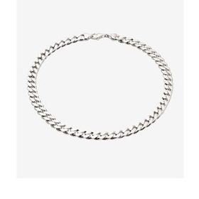 Papatya Silver 925 Ayar Gümüş Rodyum Kaplama Gurmet Zincir Bileklik