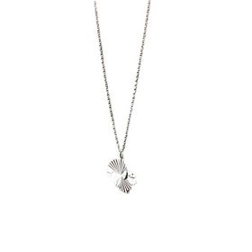 Papatya Silver 925 Ayar Gümüş Rodyum Kaplama Kristal Kesim Sincap Kadın Kolye