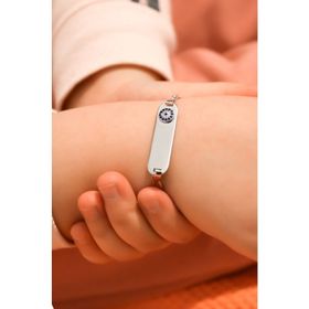 Papatya Silver 925 Ayar Gümüş Rodyum Kaplama Nazar Küpe