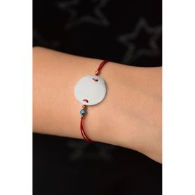 Papatya Silver 925 Ayar Gümüş Rodyum Kaplama Nazar Küpe