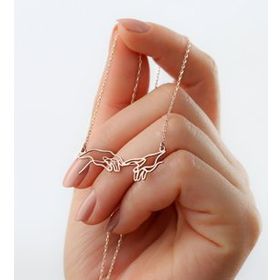 Papatya Silver 925 Ayar Gümüş Rose Kaplama Creation Kolye