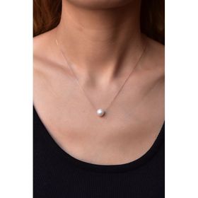 Papatya Silver 925 Ayar Gümüş Rose Kaplama Dorika Toplu Incili Kadın Kolye