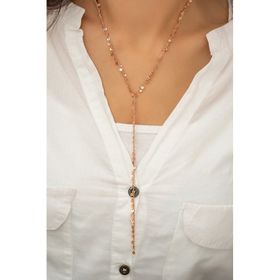 Papatya Silver 925 Ayar Gümüş Sıralı Pul Kolye