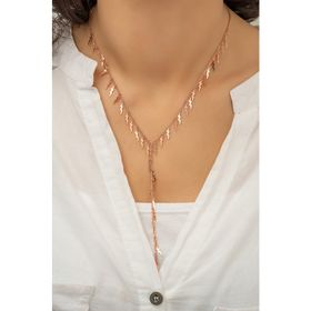 Papatya Silver 925 Ayar Gümüş Sıralı Yıldırım Kolye