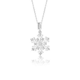 Papatya Silver 925 Ayar Kar Tanesi Gümüş Kolye