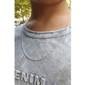 Papatya Silver 925 Ayar Rodyum Kaplama Halat Zincir Kolye