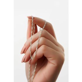 Papatya Silver 925 Ayar Rodyum Kaplama Zincir Gümüş Kolye