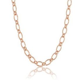 Papatya Silver 925 Ayar Rose Altın Kaplama Gümüş Zincir Kolye