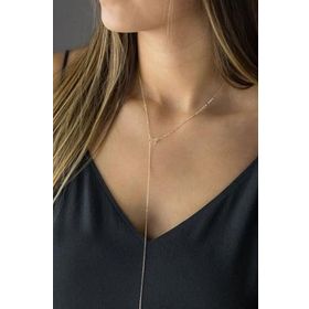 Papatya Silver 925 Ayar Rose Altın Kaplama Gümüş Zincir Kolye
