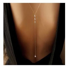 Papatya Silver 925 Ayar Zirkon Taşlı Gümüş Uzun Kolye