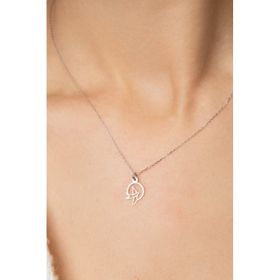 Papatya Silver Kuş Figürlü 925 Ayar Gümüş Kadın Kolye