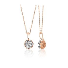 Papatya Silver UVPS100539 Gümüş Kolye