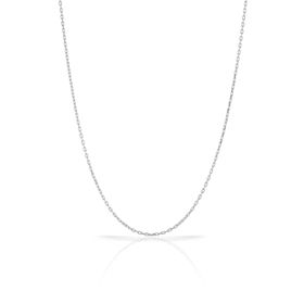 Papatya Silver UVPS100981 Rodyum Kaplama Forse Zincir 925 Ayar Gümüş Kolye
