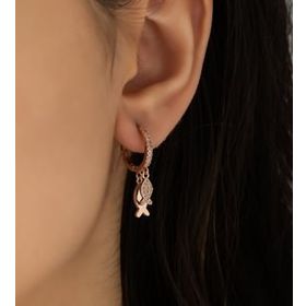 Papatya Silver UVPS300130 Gümüş Küpe