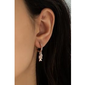 Papatya Silver UVPS300130 Gümüş Küpe