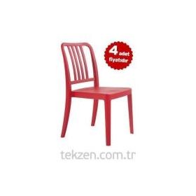 Papatya Varıa Kırmızı Sandalye