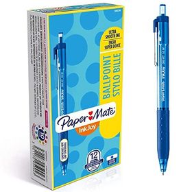 Paper Mate S0959920 InkJoy 300 RT Retractable Orta Yazı Ucu 1.0 mm 12'li Kutu Mavi Tükenmez Kalem