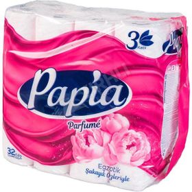Papia Egzotik Parfümlü 3 katlı 32'li Tuvalet Kağıdı