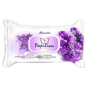 Papilion 100 Yaprak Lavanta Tekli Islak Havlu