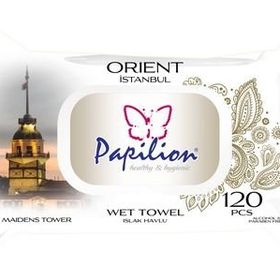Papilion 120 Yaprak İstanbul Serisi Tekli Islak Havlu