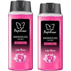 Papilion Lotus Çiçeği 2x400 ml Duş Jeli