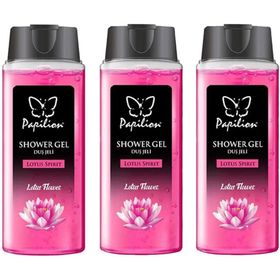 Papilion Lotus Çiçeği 3x400 ml Duş Jeli