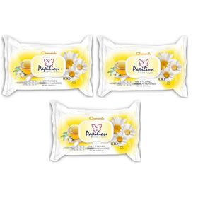 Papilion Papatya 100x3'lü Set Islak Havlu