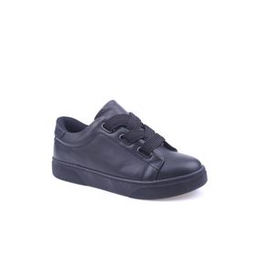 Papuç Sepeti 2597 Kadın Siyah Günlük Sneaker Ayakkabı