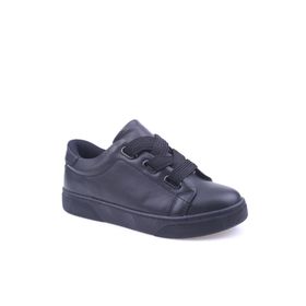 Papuç Sepeti 2597 Kadın Siyah Günlük Sneaker Ayakkabı