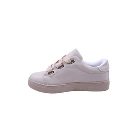 Papuç Sepeti 2597 Krem Kadın Günlük Sneaker Ayakkabı