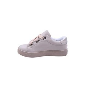Papuç Sepeti 2597 Krem Kadın Günlük Sneaker Ayakkabı