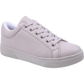 Papuç Sepeti 2598 Krem Kadın Günlük Sneaker Ayakkabı